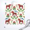 Swedish Folk Dala Horses Small Scandinavian Ethnic Nordic Bright Red Custom Printed Fabric by Spoonflower Various Fabrics by the Yard or Fat Quarter